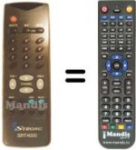 Replacement remote control SRT 4000