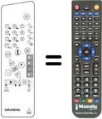 Télécommande équivalente Grundig M 95-105 / 9 IDTV
