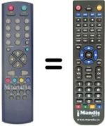 Télécommande équivalente Nikkei 20 N 9051 / VT