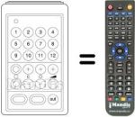Télécommande équivalente UNIVERSUM 9266552