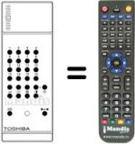 Mando a distancia equivalente T-534 A / B