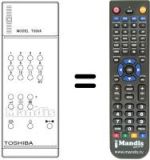 Mando a distancia equivalente T-535 A