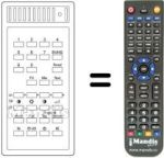 Replacement remote control T 736