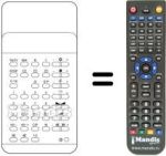 Replacement remote control TC 103