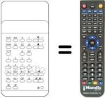Replacement remote control TC 121