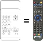 Télécommande équivalente TC 130
