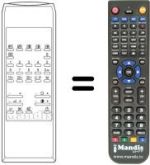 Télécommande équivalente TC 142