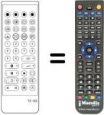 Télécommande équivalente TC 153