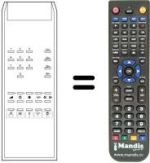 Télécommande équivalente TC 210