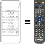 Télécommande équivalente Thomson D 56 DF