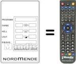 Télécommande équivalente TELECOMFORT 5000