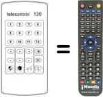 Télécommande équivalente 583.354