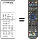 Télécommande équivalente TELECONTROL 2101