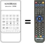 Télécommande équivalente TELECONTROL 2336