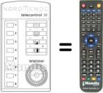 Télécommande équivalente TELECONTROL III