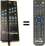 Télécommande équivalente Brionvega HELIOS 28'