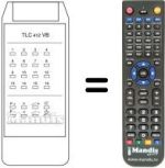 Replacement remote control TP 848