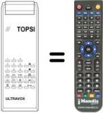 Télécommande équivalente TOPSI
