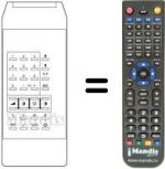 Replacement remote control TP 875
