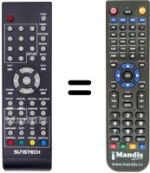 Replacement remote control THES TL 1551 TPW