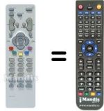 Replacement remote control Thomson 28 WM 402