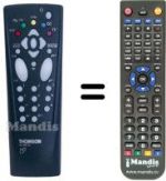 Replacement remote control Thomson 29 DU 40 E