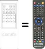 Télécommande équivalente 3F14-00007-253