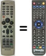 Télécommande équivalente Aiwa HV-FX990