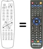 Replacement remote control UKV 910