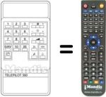 Mando a distancia equivalente TP 390