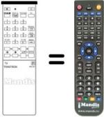 Télécommande équivalente RM 651