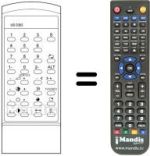 Mando a distancia equivalente Sanyo CEP 4012