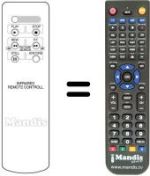 Télécommande équivalente UX-980