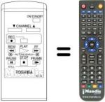 Replacement remote control VC-80 B