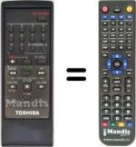 Replacement remote control VC-90 B