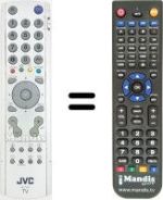 Télécommande équivalente JVC 32S60BU