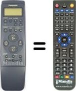 Replacement remote control Panasonic NV-SD410