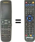 Mando a distancia equivalente Panasonic NV-HD628 EG