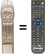 Replacement remote control VEQ 2368