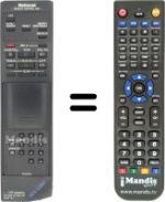 Télécommande équivalente VEQ 0946