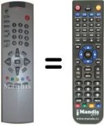 Télécommande équivalente Schaub Lorenz SL 2953-5