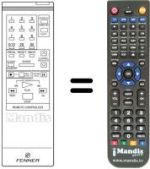 Replacement remote control Fenner VR 5000