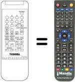 Mando a distancia equivalente VT-31 G