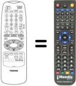 Replacement remote control VT-404 G