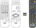 Replacement remote control VT-854 G