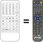 Replacement remote control Sambers TVC 99CH / 30PR STEREO