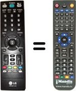 Replacement remote control AKB33871406