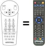 Replacement remote control CANAL+ DIGITAL BOX SPAGNA