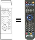 Télécommande équivalente Hirschmann CRP 3300 A