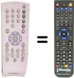 Télécommande équivalente Grundig GDP 4200 XENARO